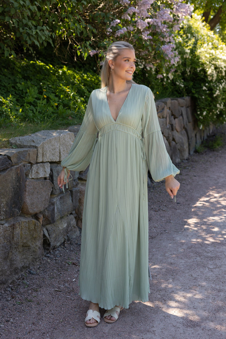Marigold Dress Spring Green | Kjoler | Smuk - Dameklær på nett