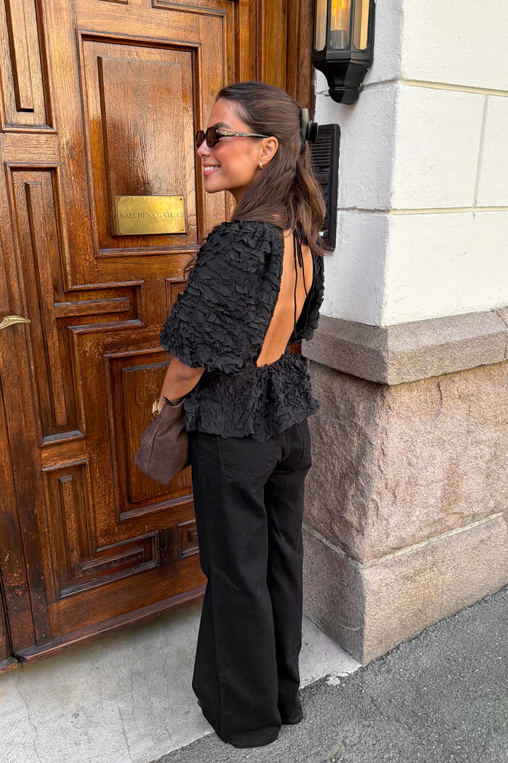 Marisa Blouse Black | Skjorter og bluser | Smuk