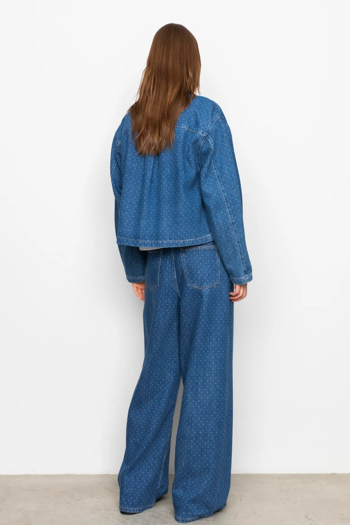 Marley Shirt Mid Blue Dot | Skjorter og bluser | Smuk