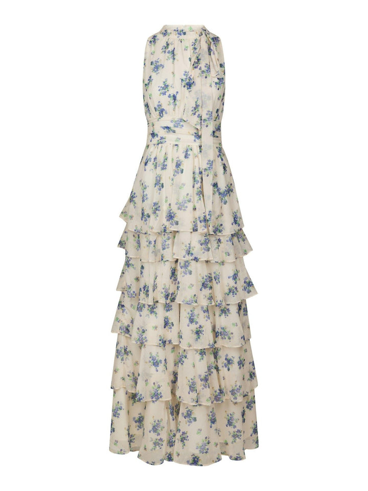 Marli Amazing Chiffon Rose Dress Light Blue | Kjoler | Smuk