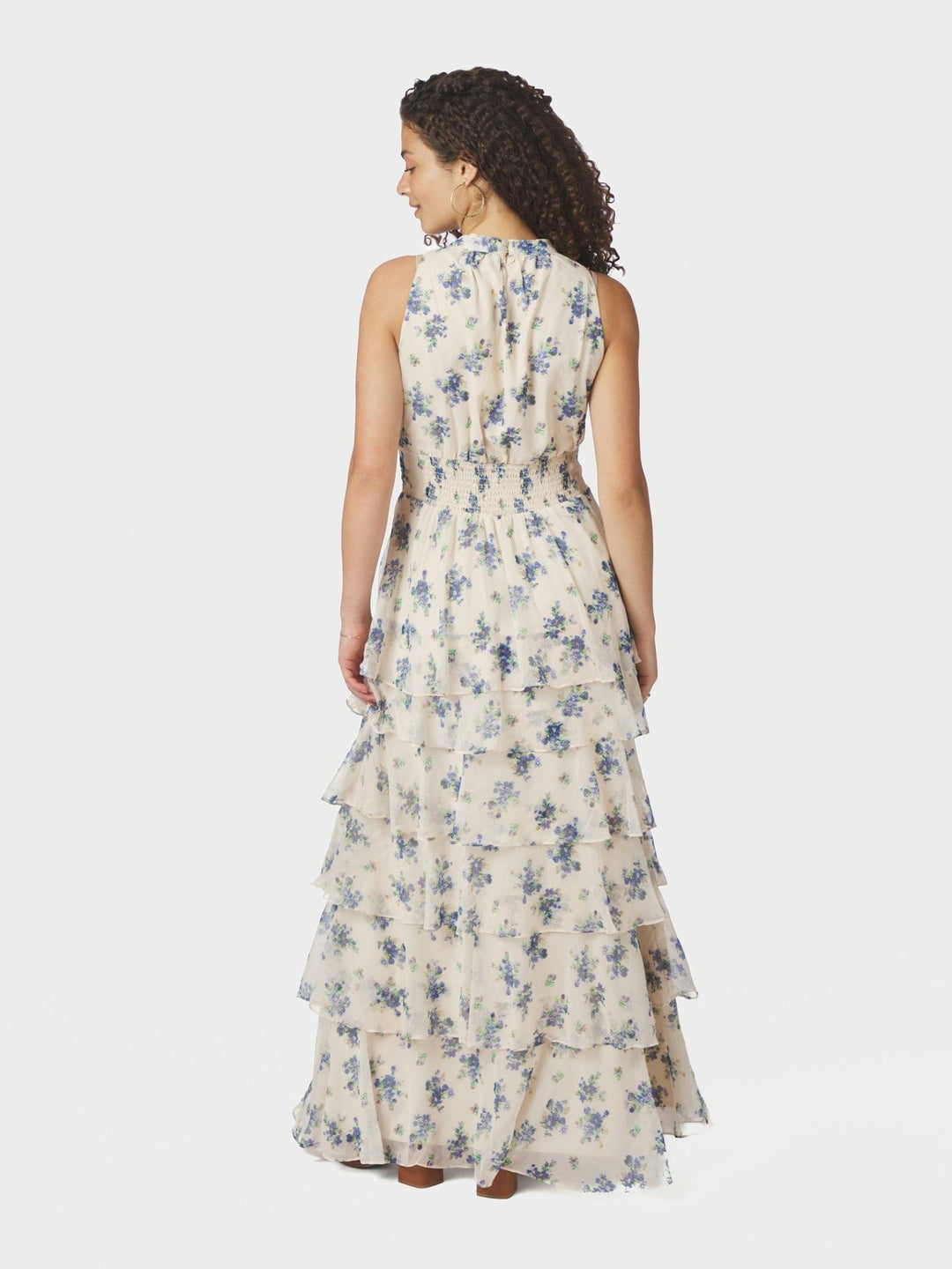 Marli Amazing Chiffon Rose Dress Light Blue | Kjoler | Smuk
