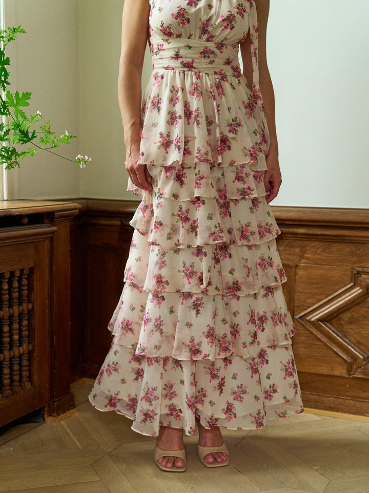 Marli Amazing Chiffon Rose Dress Rose | Kjoler | Smuk