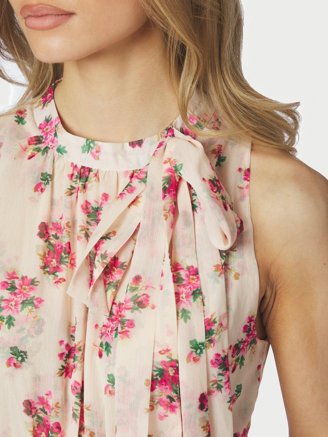 Marli Amazing Chiffon Rose Dress Rose | Kjoler | Smuk