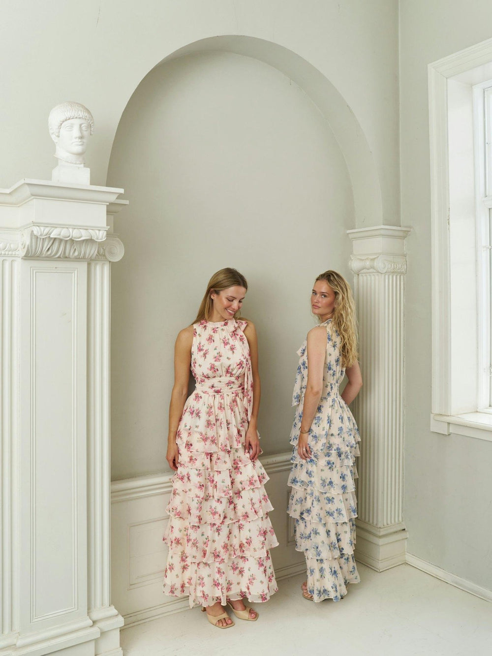 Marli Amazing Chiffon Rose Dress Rose | Kjoler | Smuk