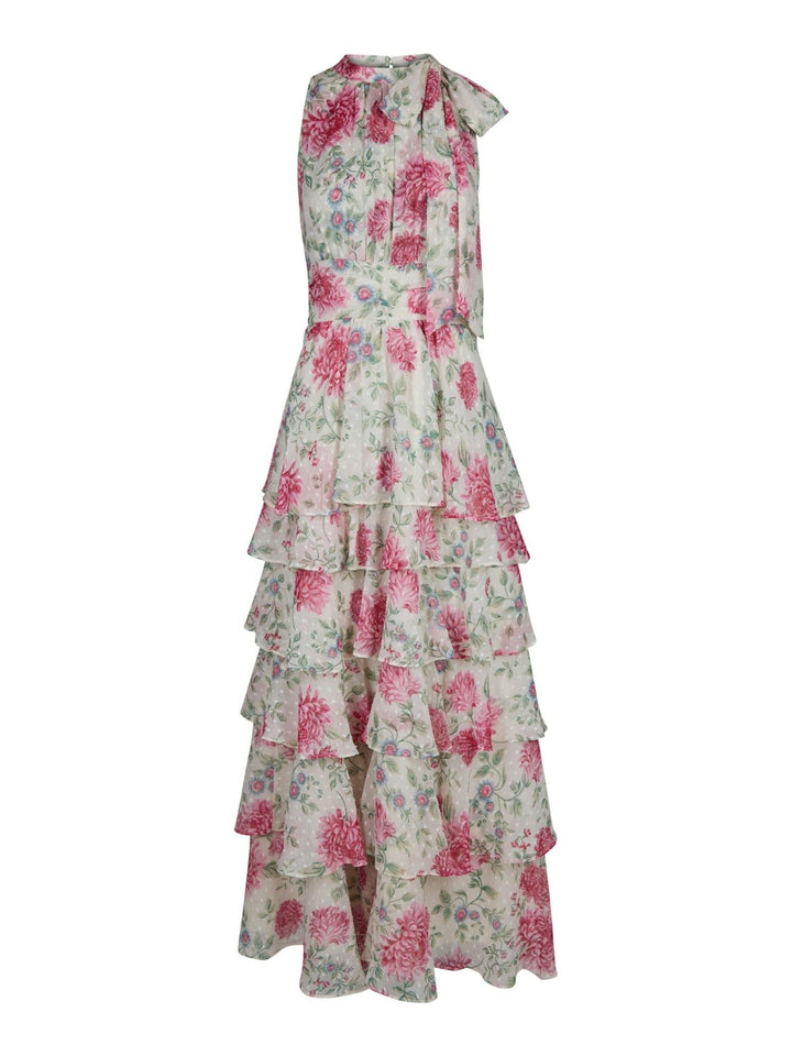 Marli Big Flower Dress Creme | Kjoler | Smuk