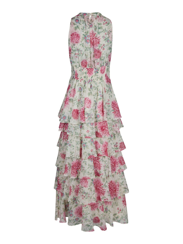 Marli Big Flower Dress Creme | Kjoler | Smuk