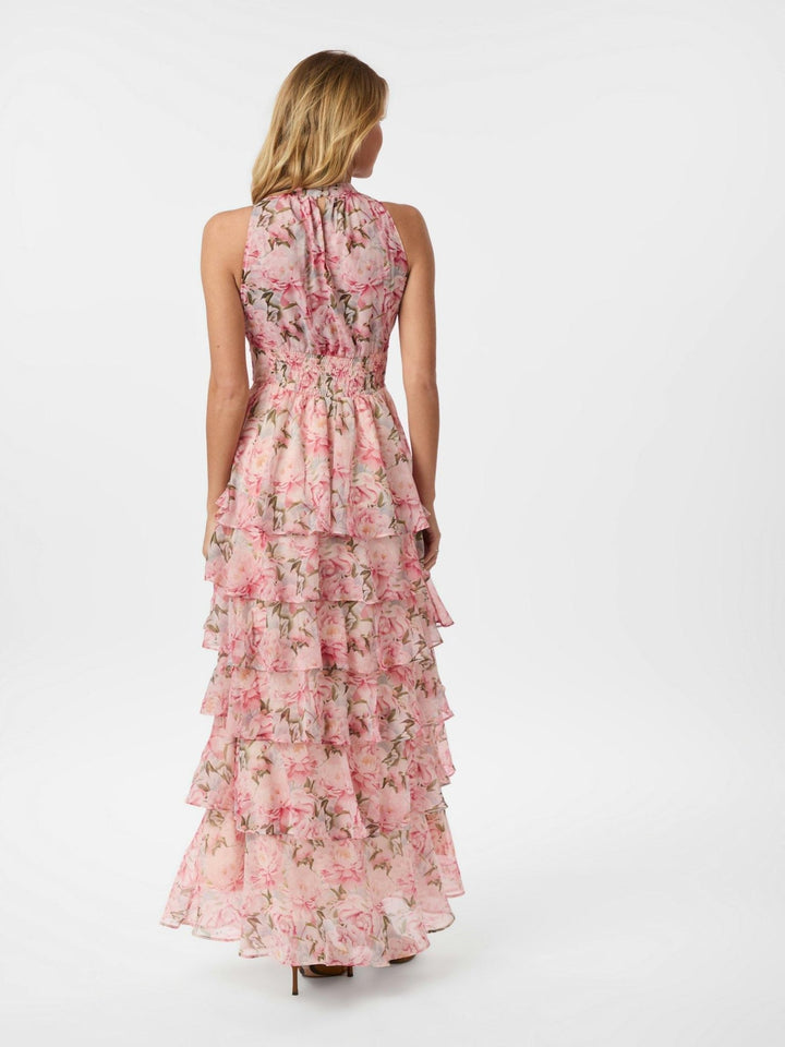Marli Flower Chiffon Dress Rose | Kjoler | Smuk - Dameklær på nett