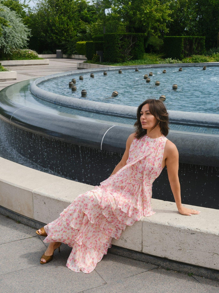 Marli Small Flower Dress Rose | Kjoler | Smuk - Dameklær på nett