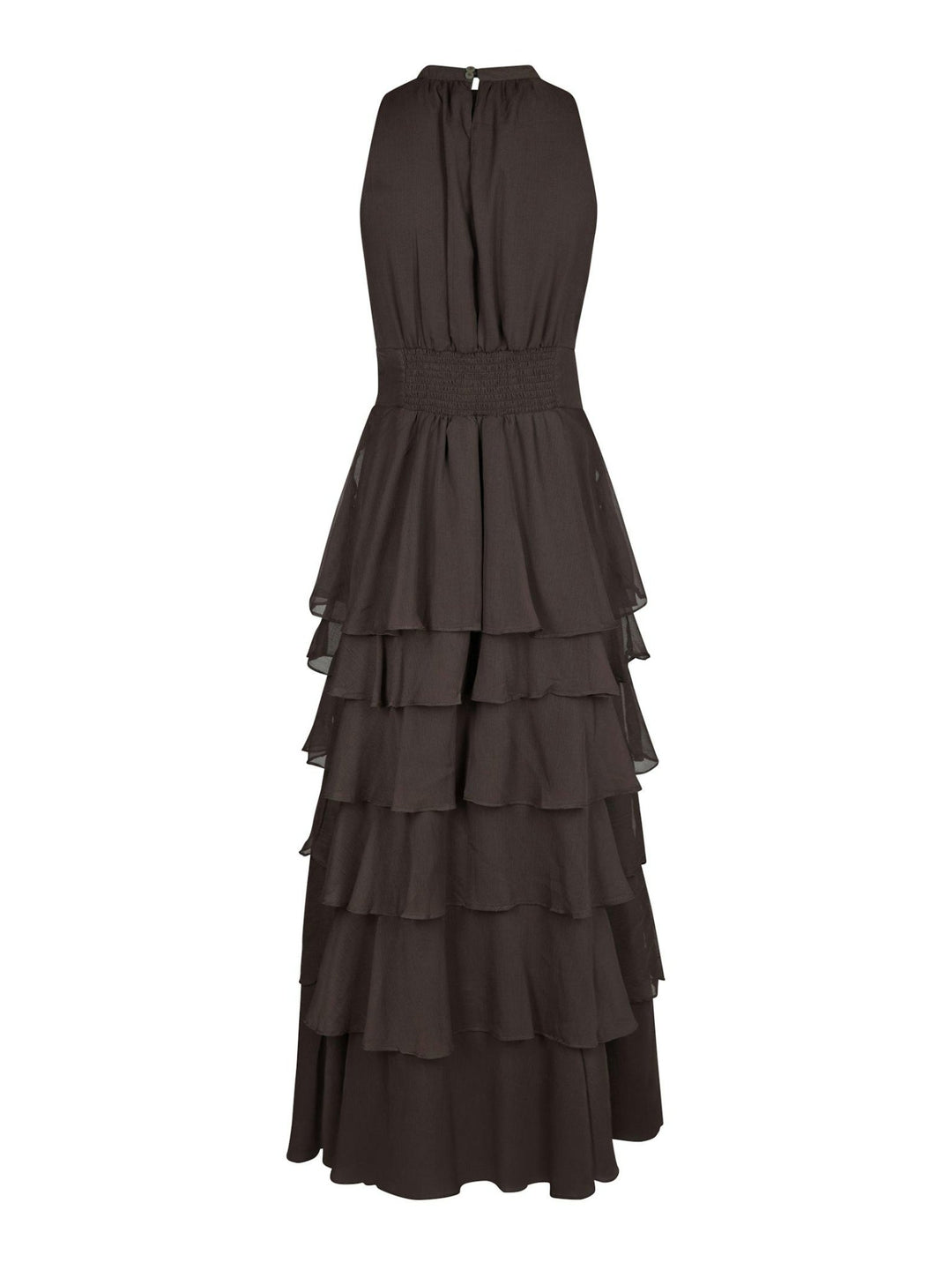 Marli Solid Chiffon Dress Dusty Brown | Kjoler | Smuk
