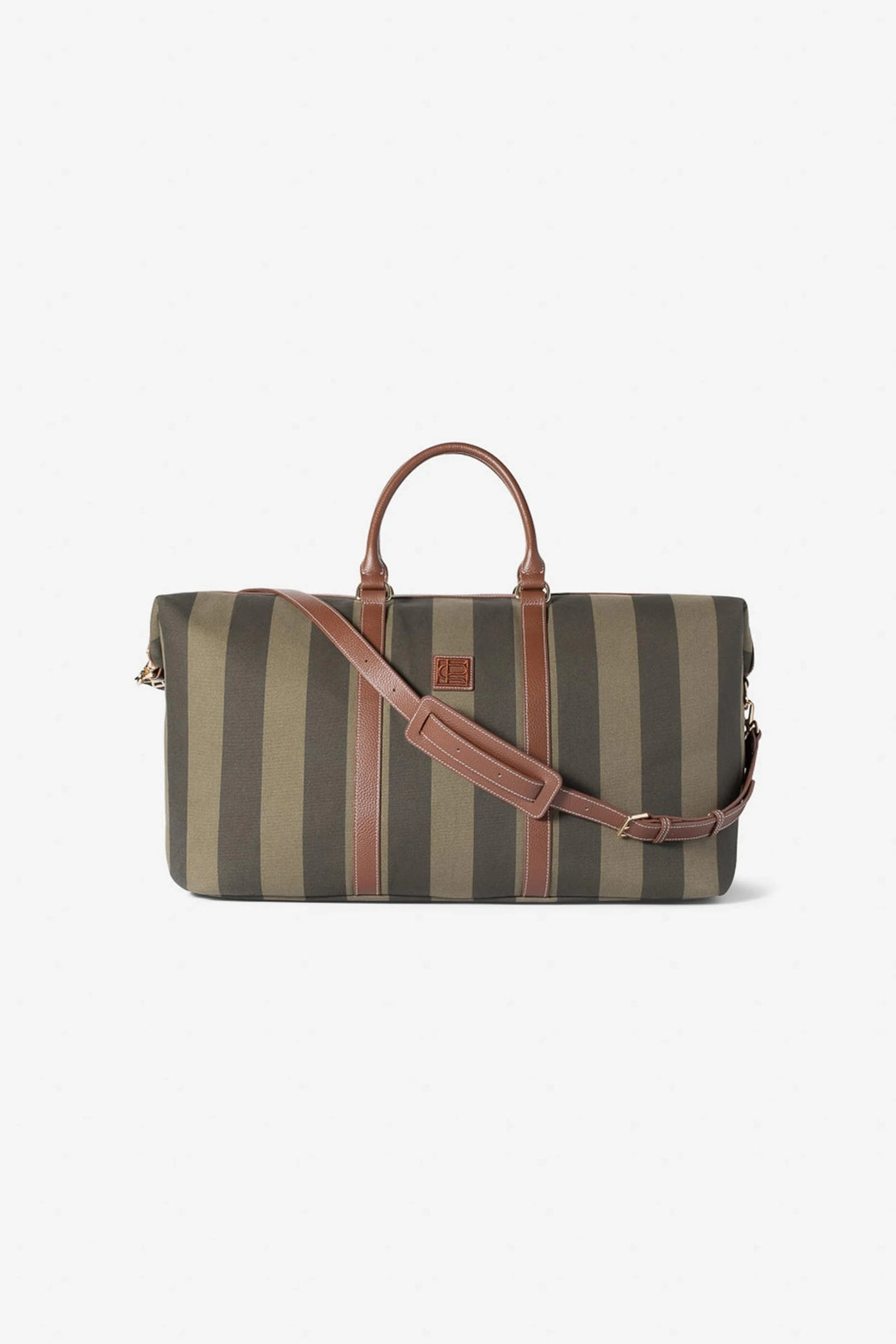 Marlowe Weekend Bag Green Stripe | Vesker | Smuk