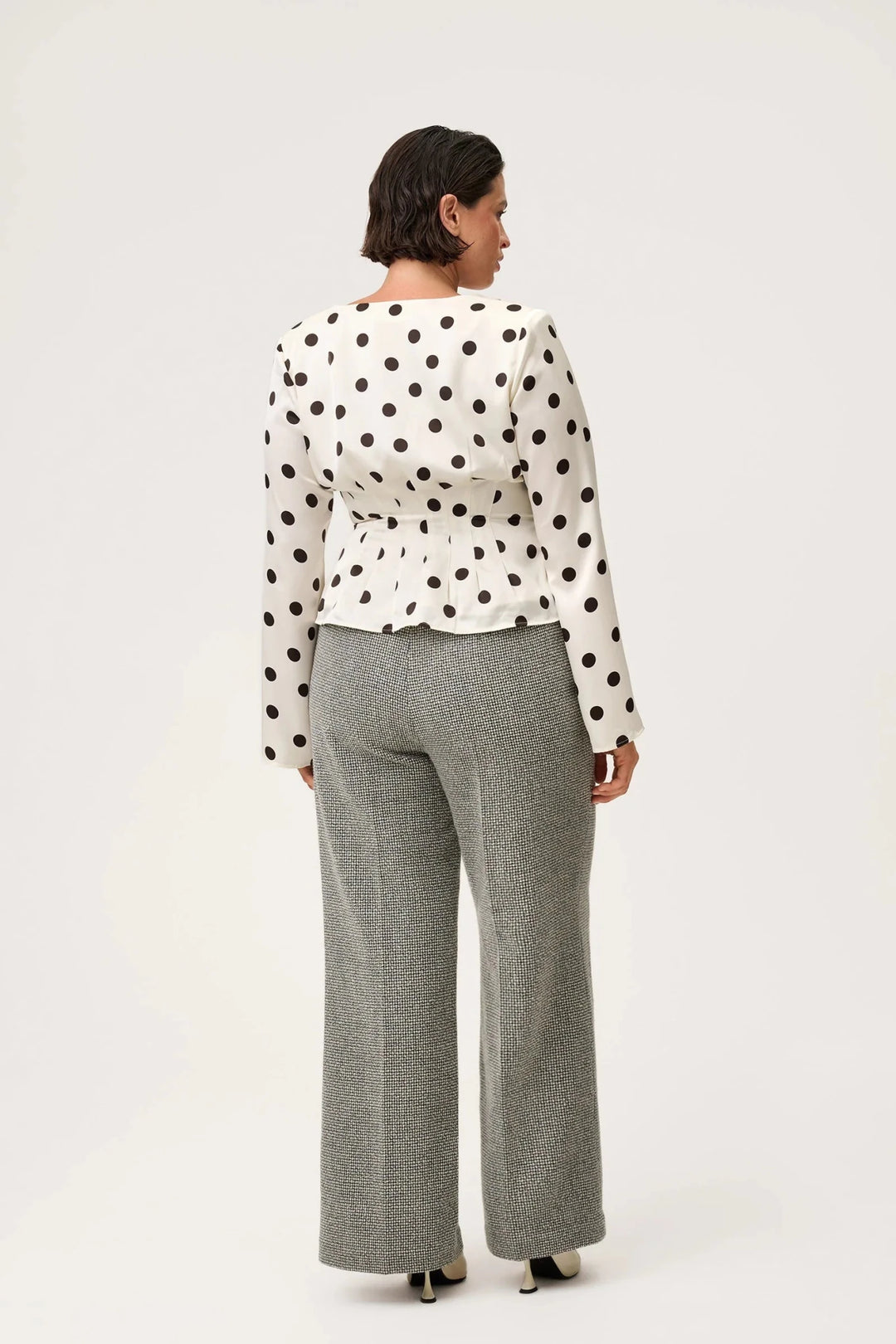 Marmo Blouse Créme Dot | Skjorter og bluser | Smuk