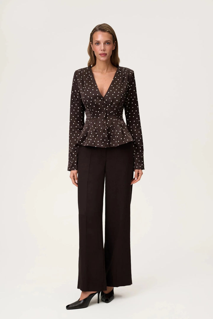 Marmo Blouse Espresso | Skjorter og bluser | Smuk