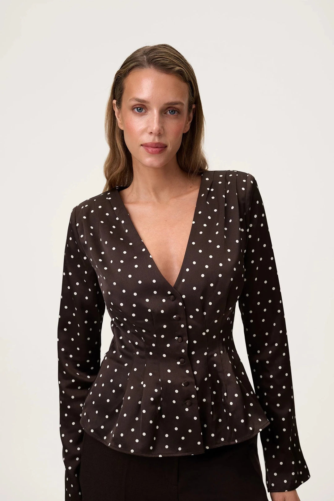 Marmo Blouse Espresso | Skjorter og bluser | Smuk