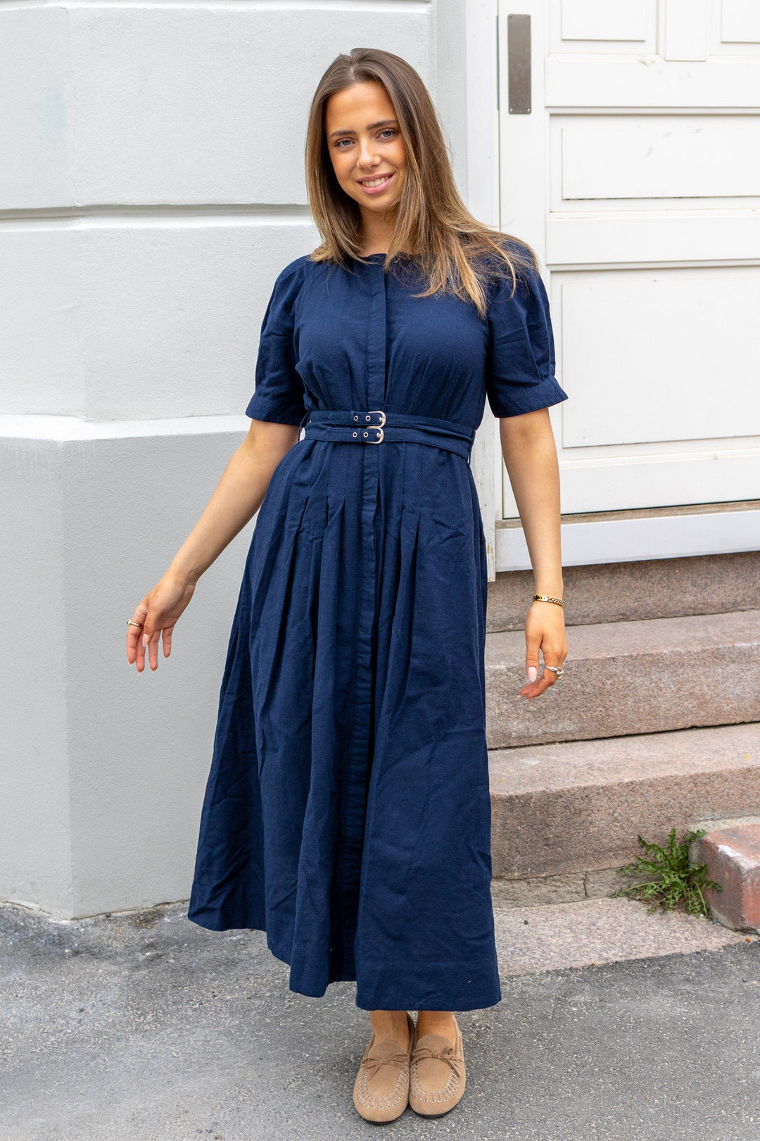 Maruma 2/4 Long Dress Navy Blazer | Kjoler | Smuk
