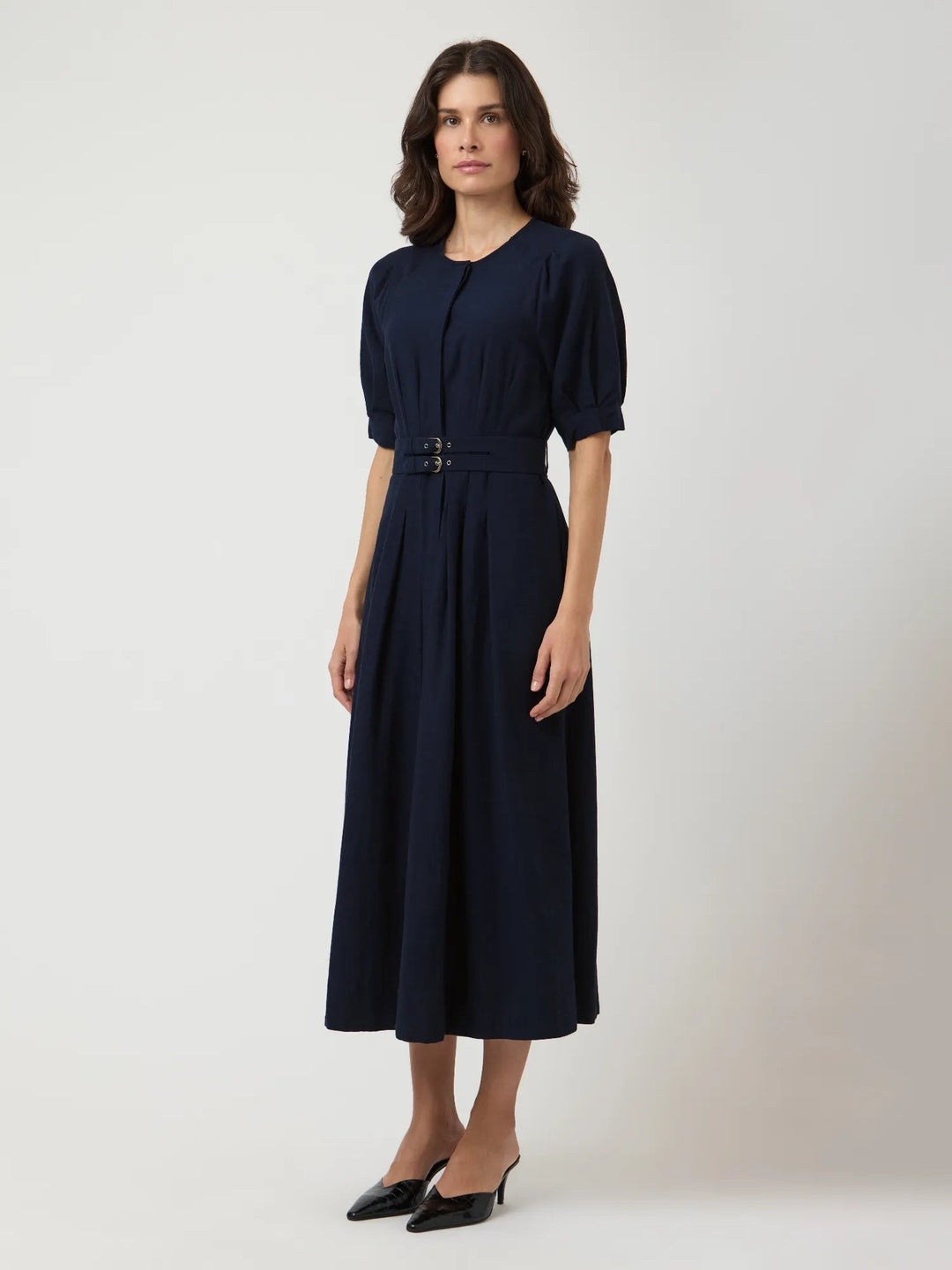 Maruma 2/4 Long Dress Navy Blazer | Kjoler | Smuk