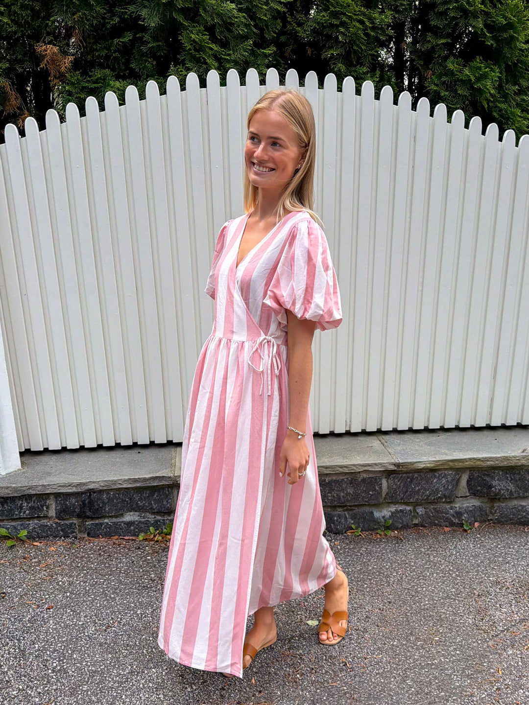 Maruma Ss Long Wrap Dress Ballerina Blush | Kjoler | Smuk