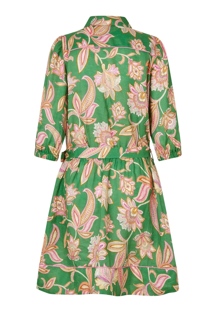 Marydea Ns Dress Paisley Full Green | Kjoler | Smuk