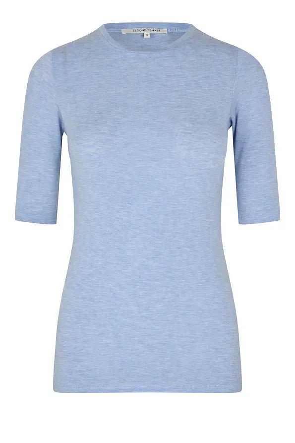 Matima Ss Tee Brunnera Blue | Topper | Smuk - Dameklær på nett