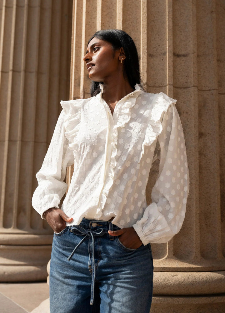 Maya Blouse Powder | Skjorter og bluser | Smuk - Dameklær på nett