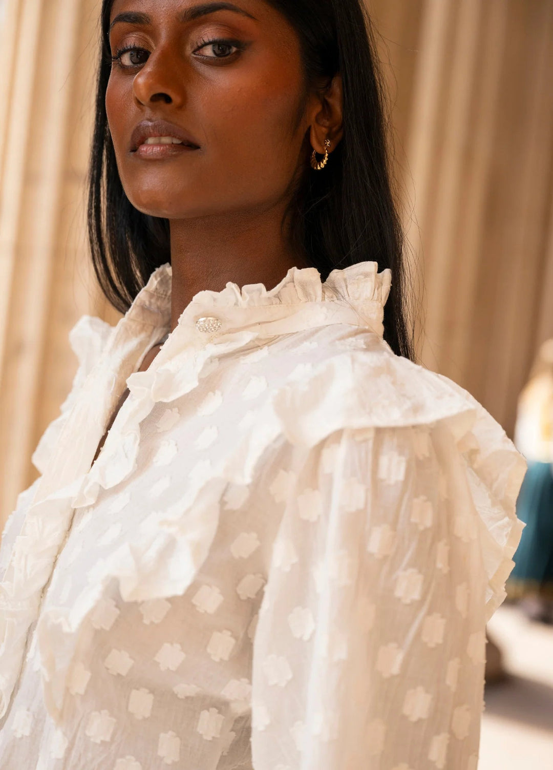 Maya Blouse Powder | Skjorter og bluser | Smuk - Dameklær på nett