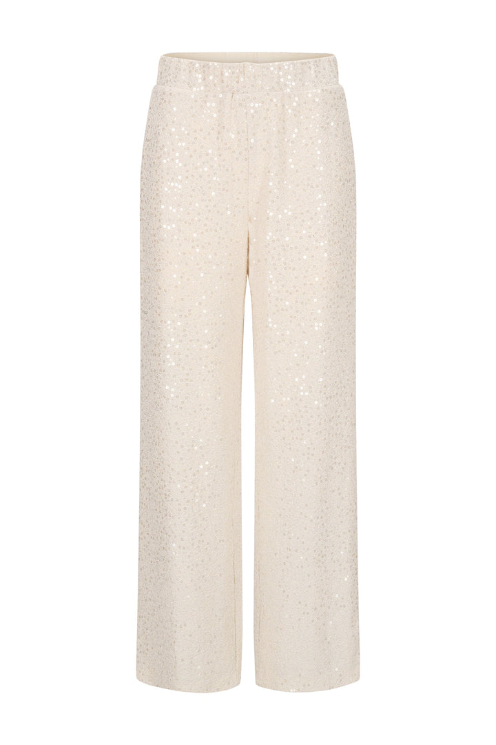 Maya Trouser Winter White | Bukser | Smuk - Dameklær på nett
