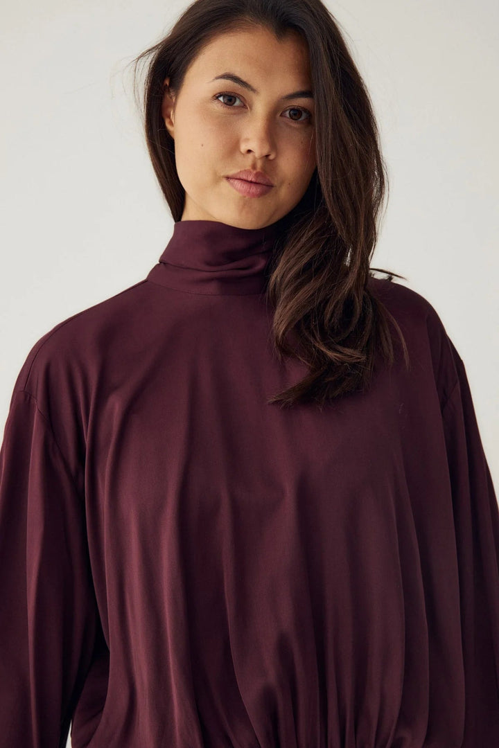 Melda Dress Maroon | Kjoler | Smuk