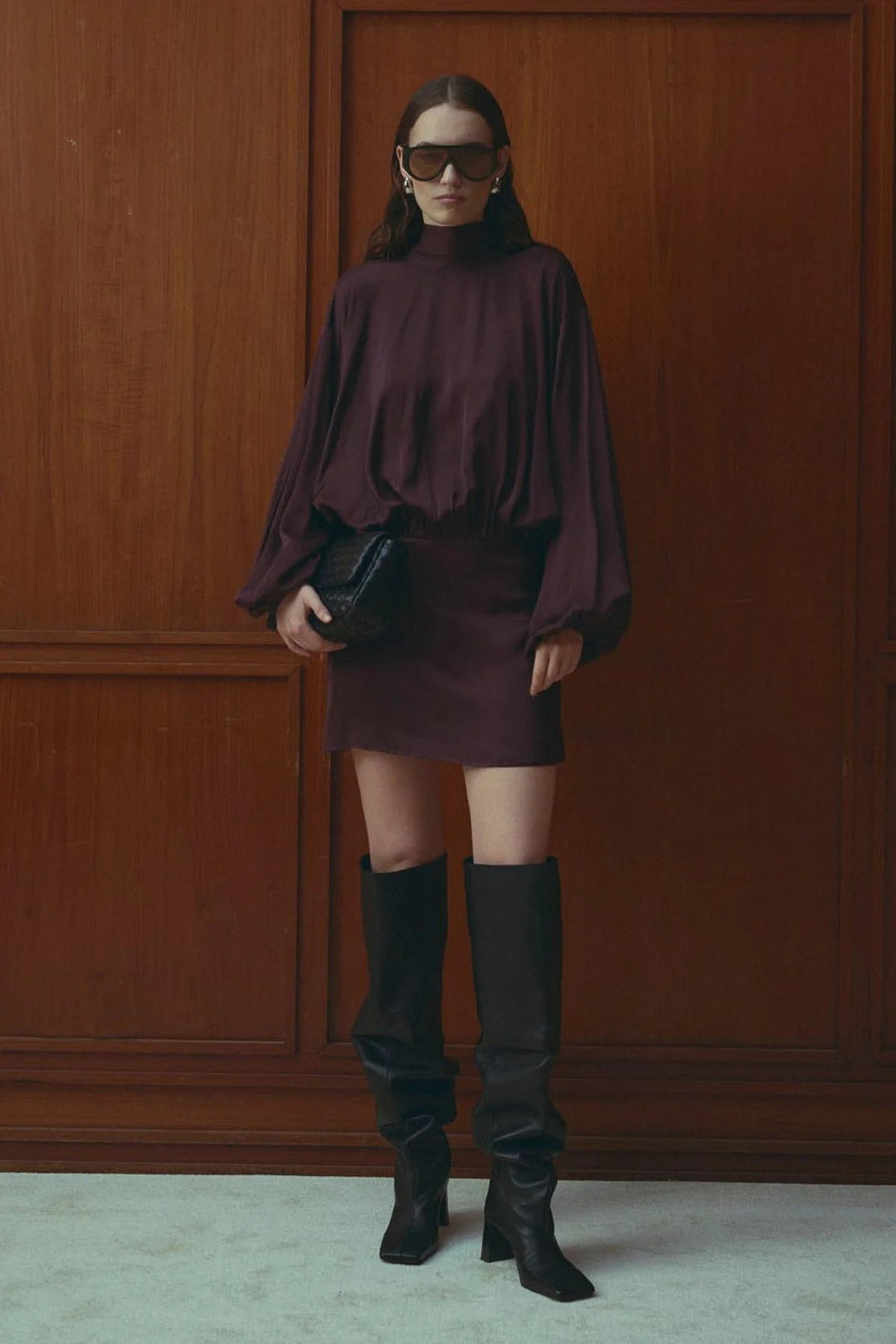 Melda Dress Maroon | Kjoler | Smuk