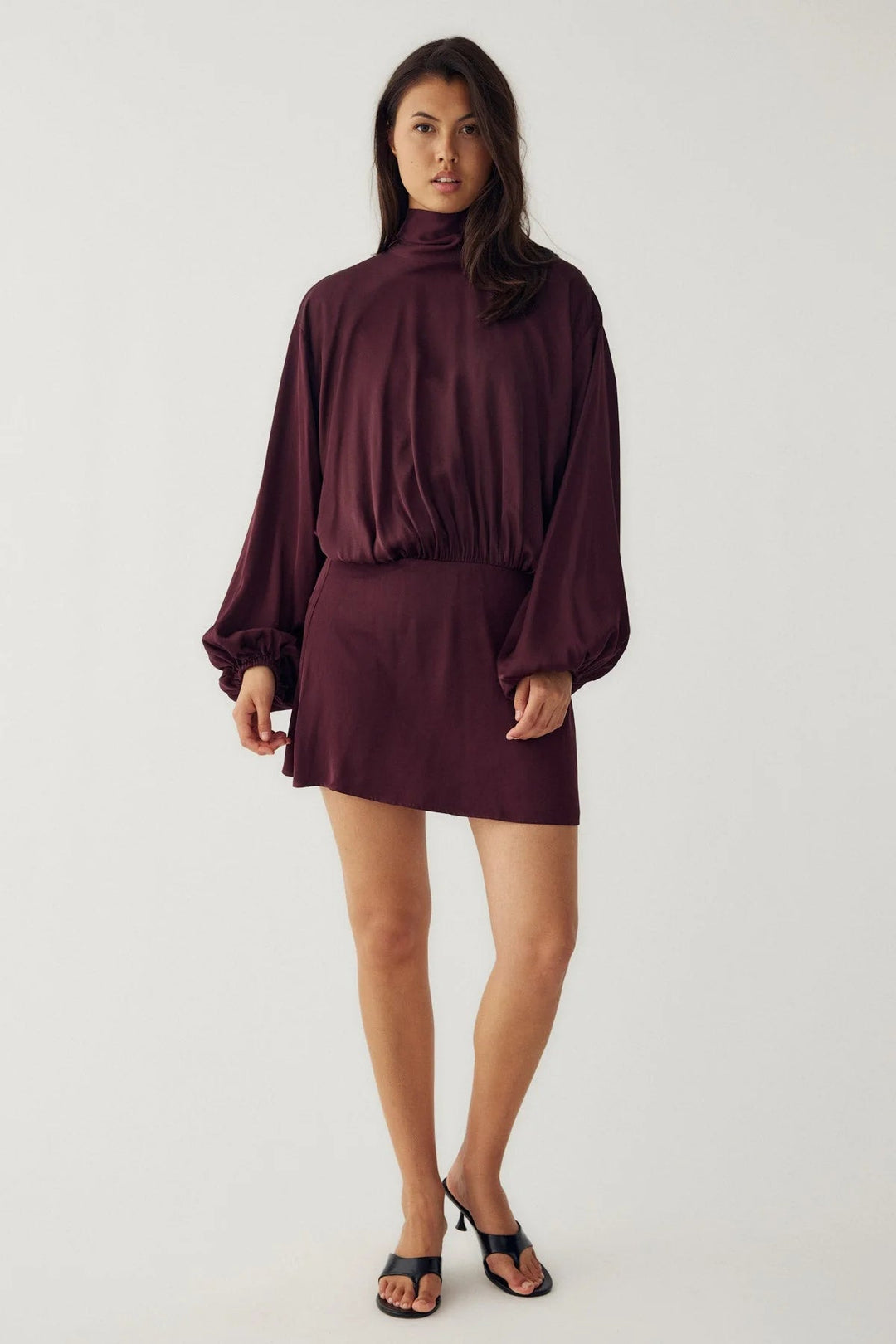 Melda Dress Maroon | Kjoler | Smuk