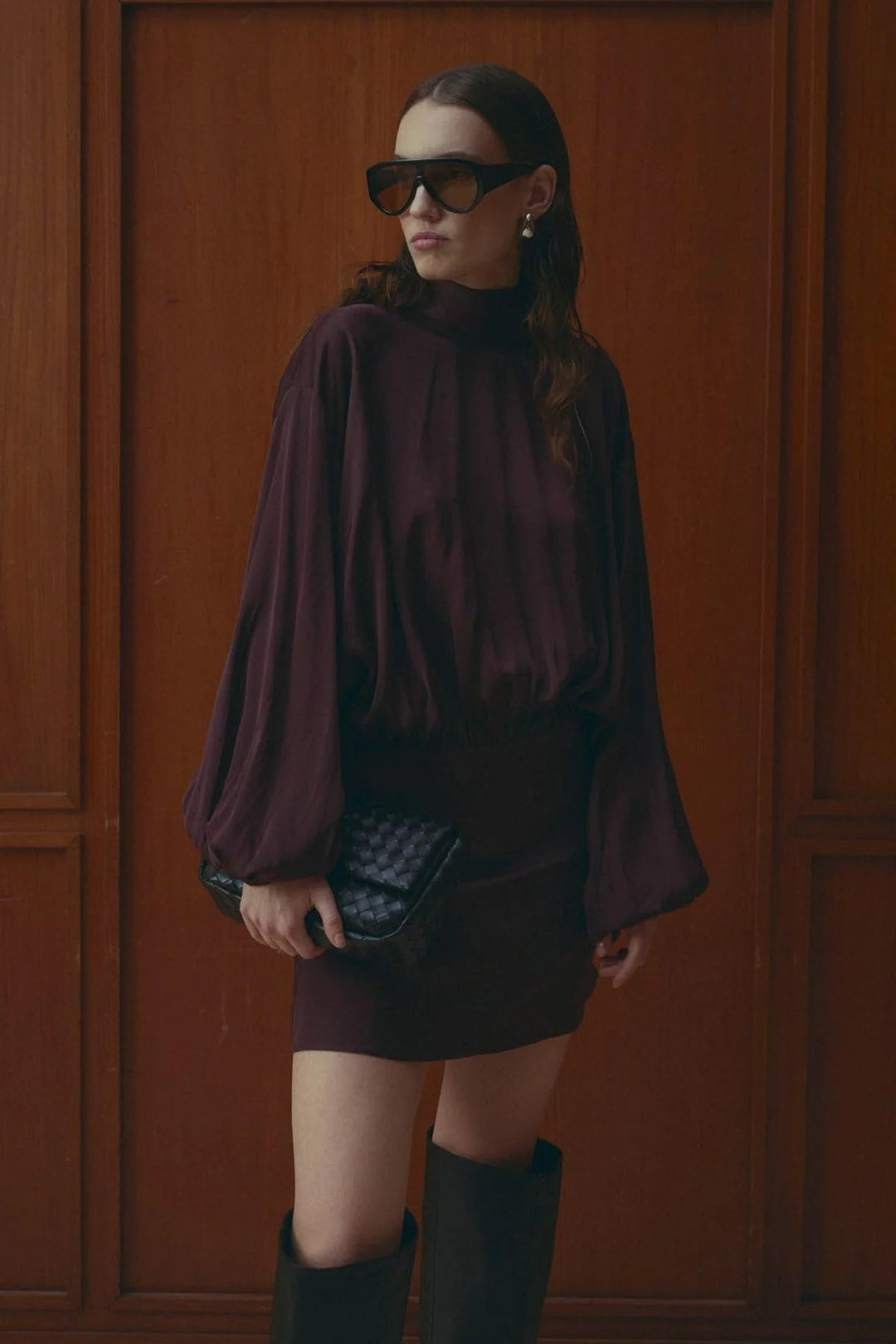 Melda Dress Maroon | Kjoler | Smuk