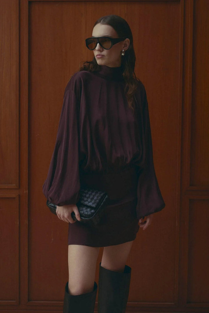Melda Dress Maroon | Kjoler | Smuk