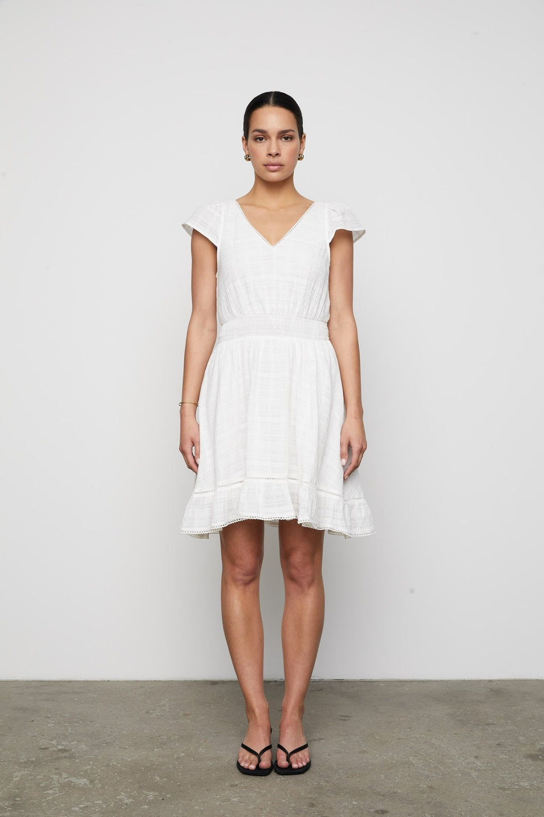 Melia Dress White | Kjoler | Smuk - Dameklær på nett