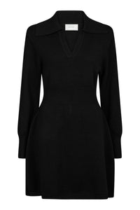 Melia Knit Dress Black