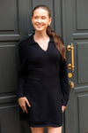 Melia Knit Dress Black