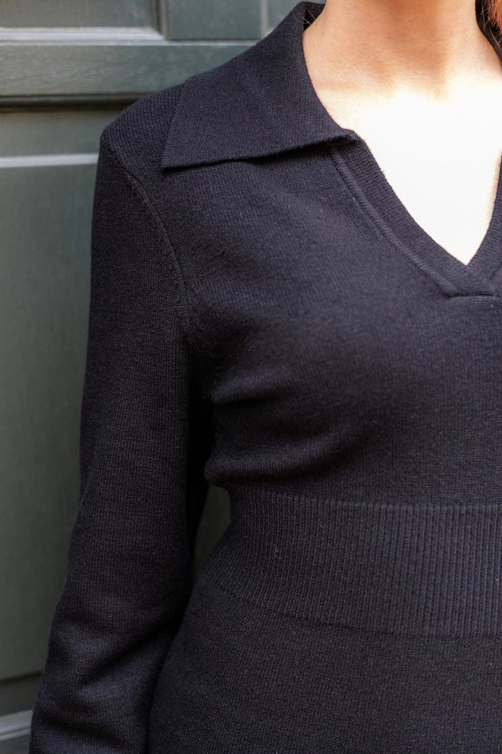 Melia Knit Dress Black | Kjoler | Smuk - Dameklær på nett