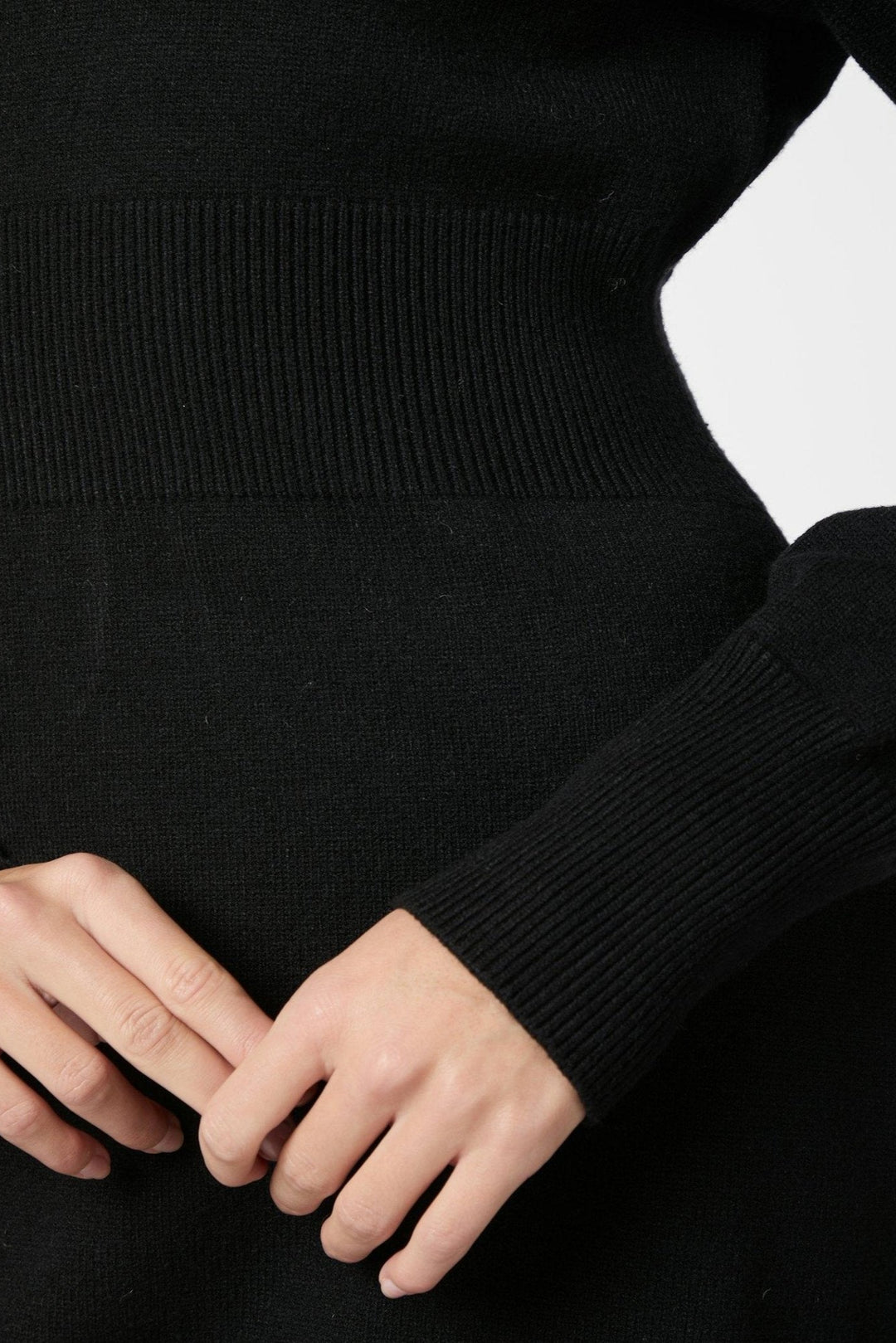 Melia Knit Dress Black | Kjoler | Smuk - Dameklær på nett