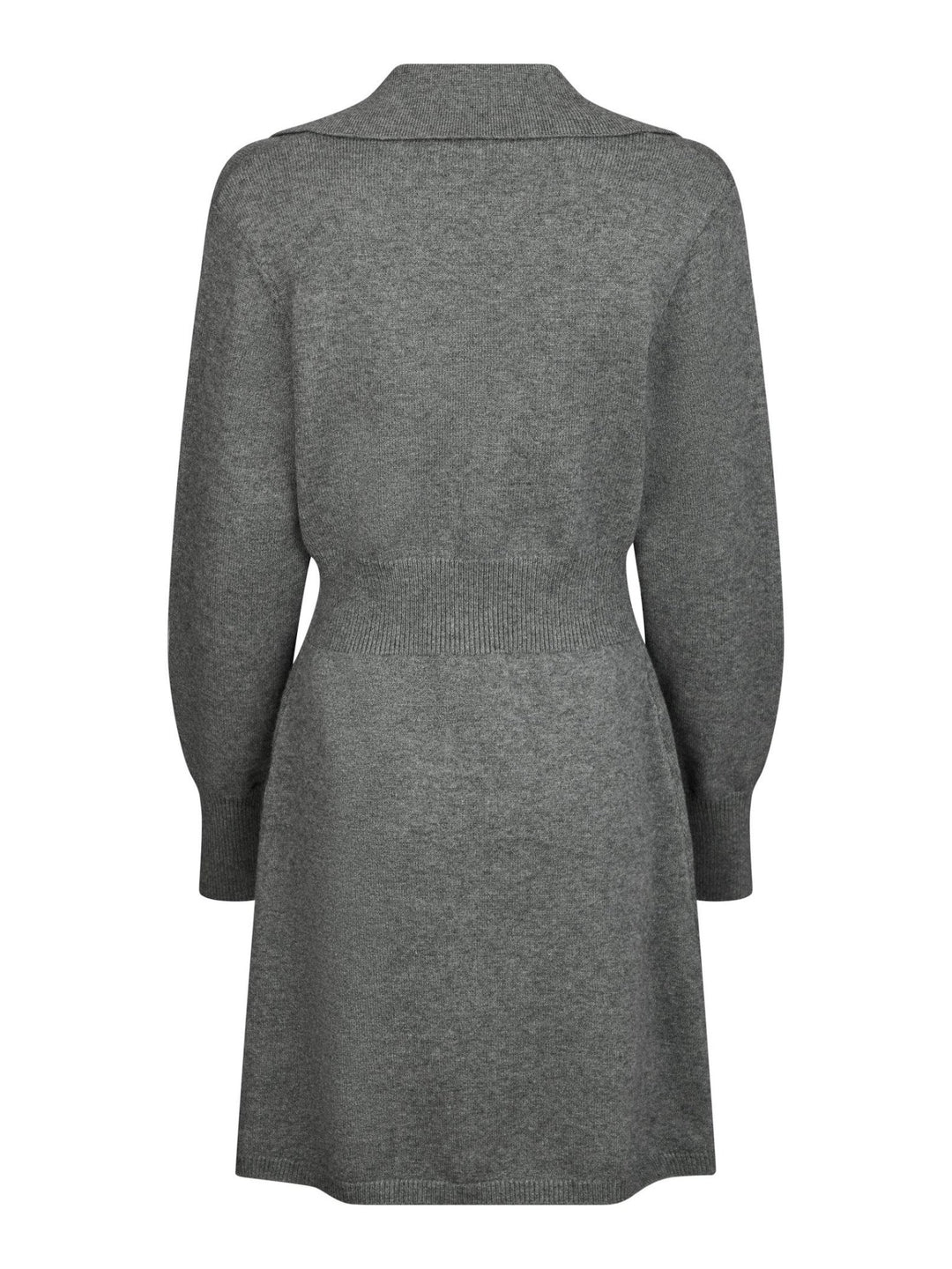 Melia Knit Dress Dark Grey Melange | Kjoler | Smuk - Dameklær på nett