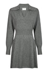 Melia Knit Dress Dark Grey Melange