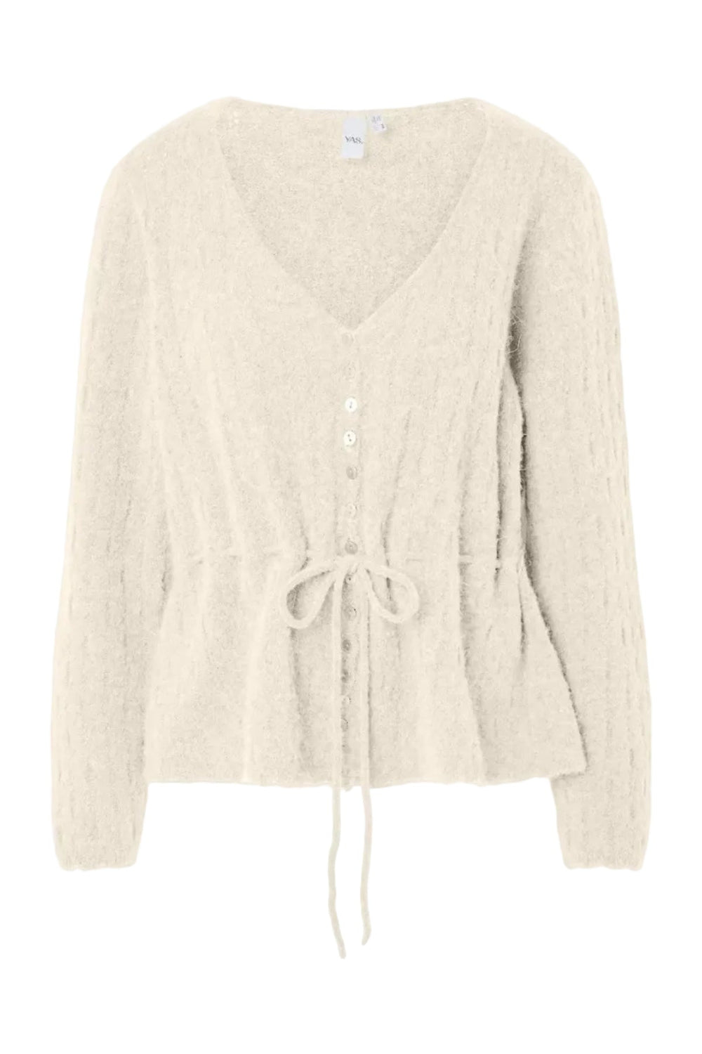 Mellis Ls Alpaca Blend Knit Cardigan Pristine Melange | Genser | Smuk