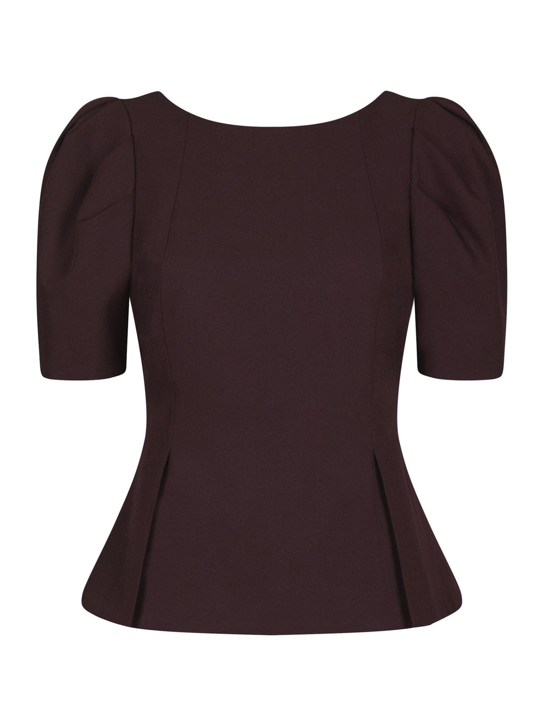 Mellisana Structure Blouse Chocolate Plum | Skjorter og bluser | Smuk