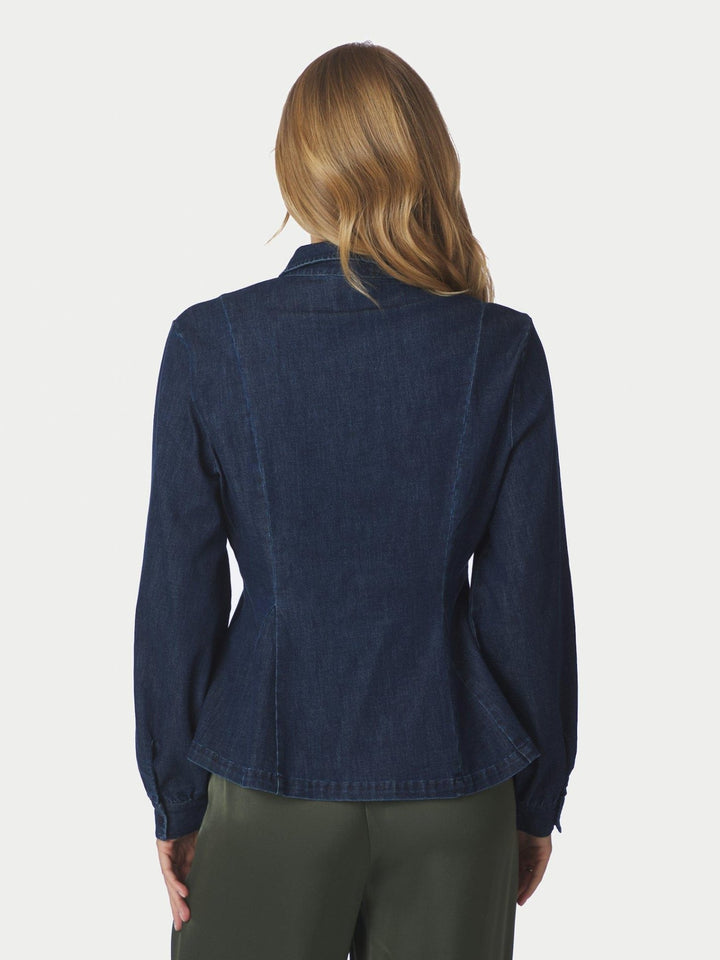 Melody Denim Shirt Dark Blue | Skjorter og bluser | Smuk