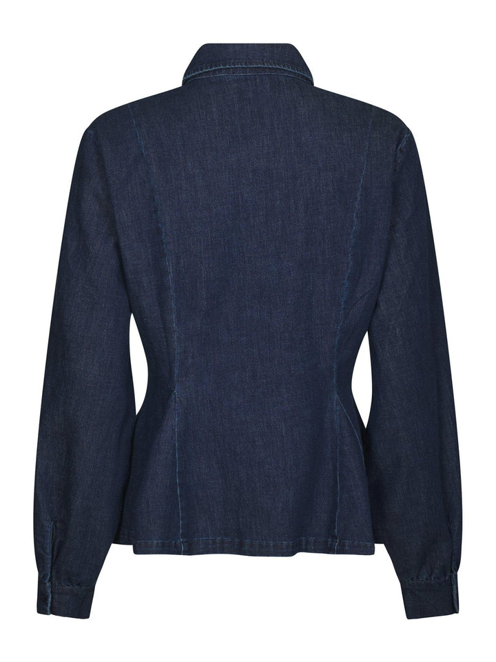 Melody Denim Shirt Dark Blue | Skjorter og bluser | Smuk