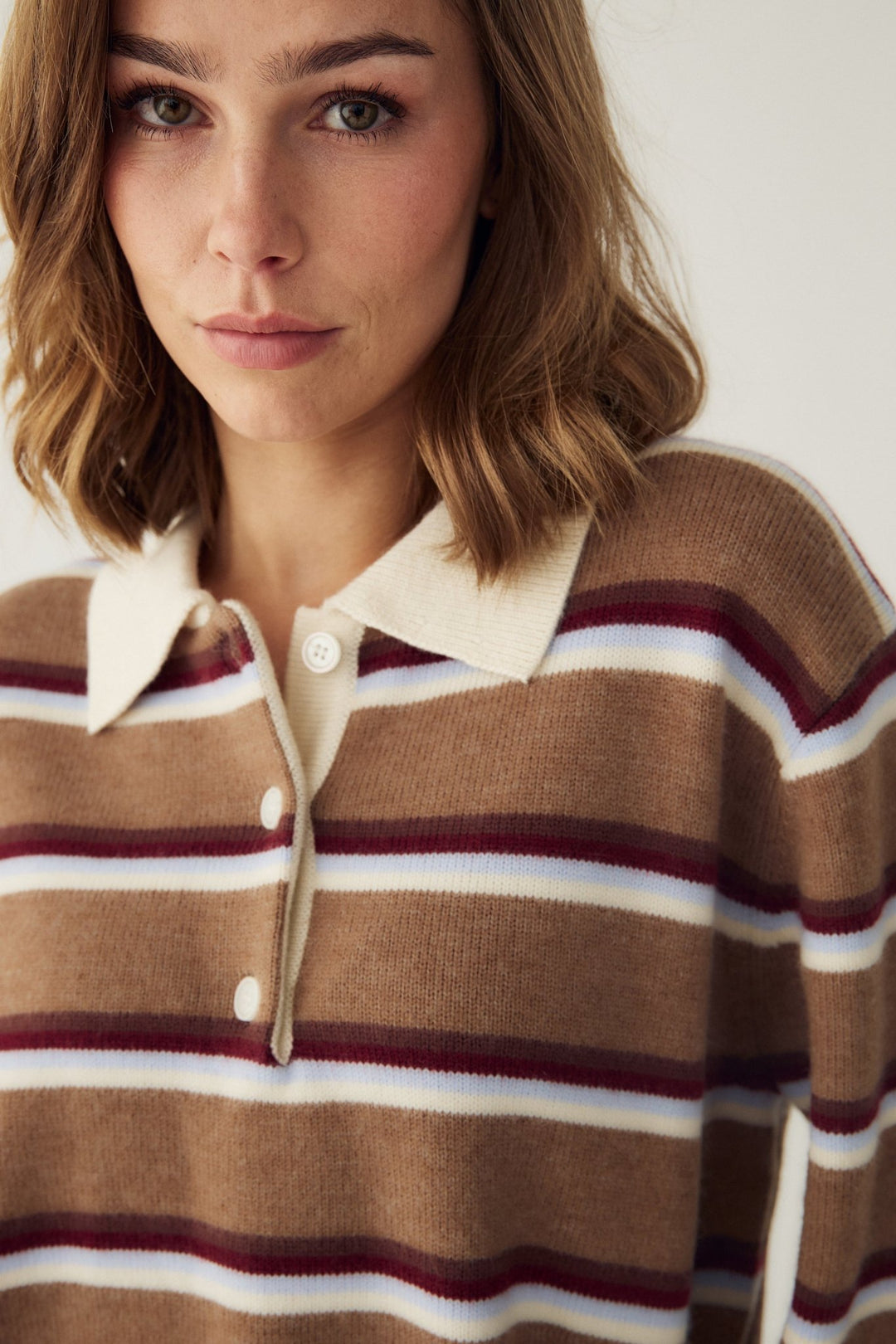 Merryll Knit Delissa Multi Stripe | Genser | Smuk