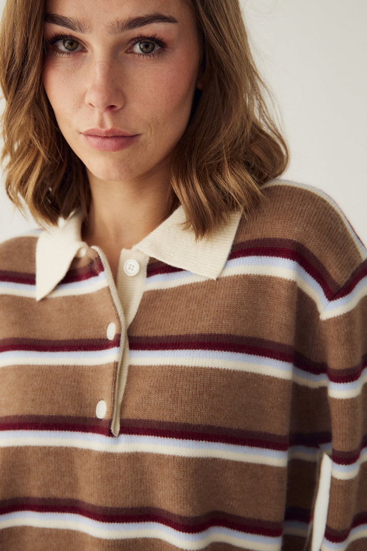 Merryll Knit Delissa Multi Stripe | Genser | Smuk