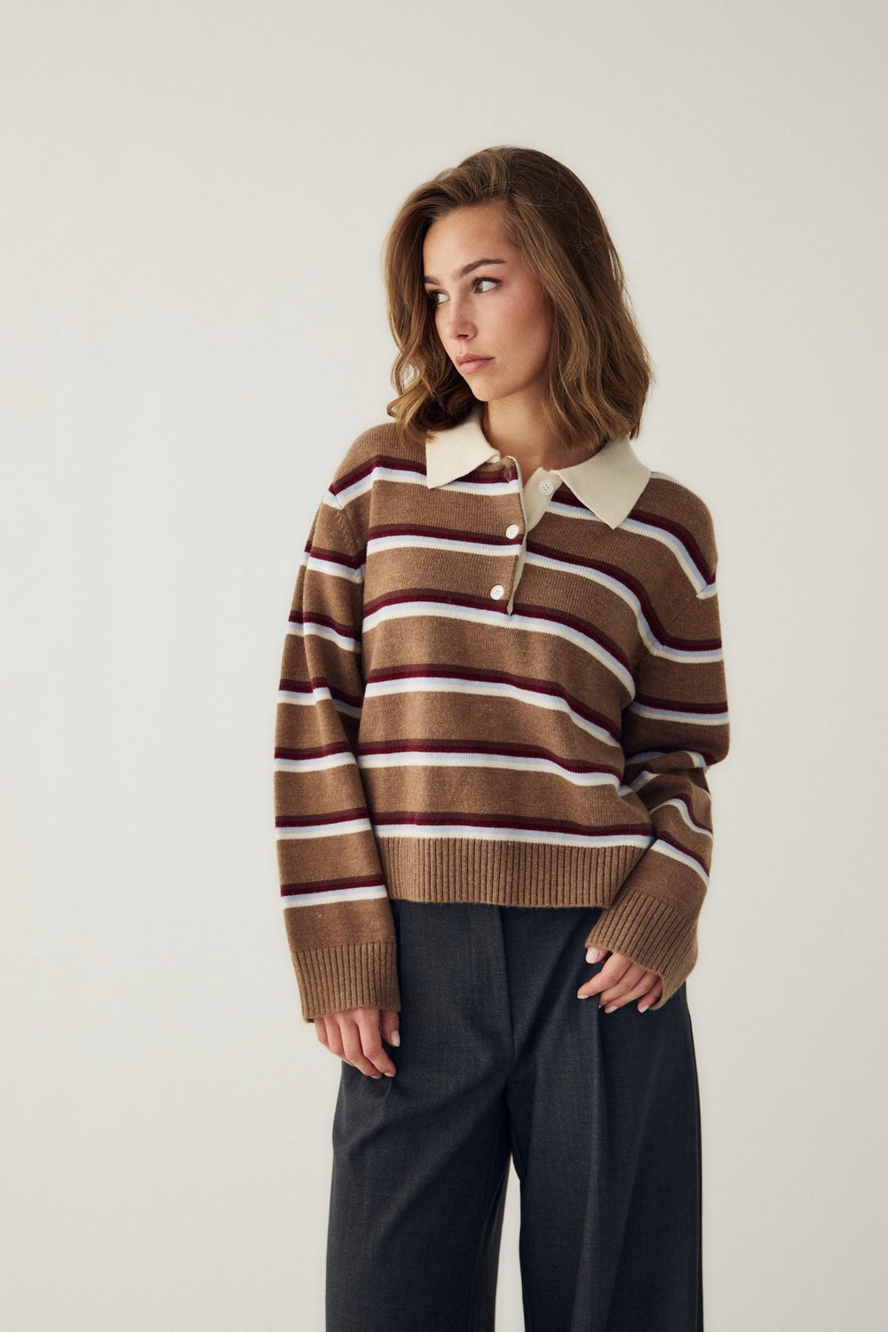 Merryll Knit Delissa Multi Stripe | Genser | Smuk