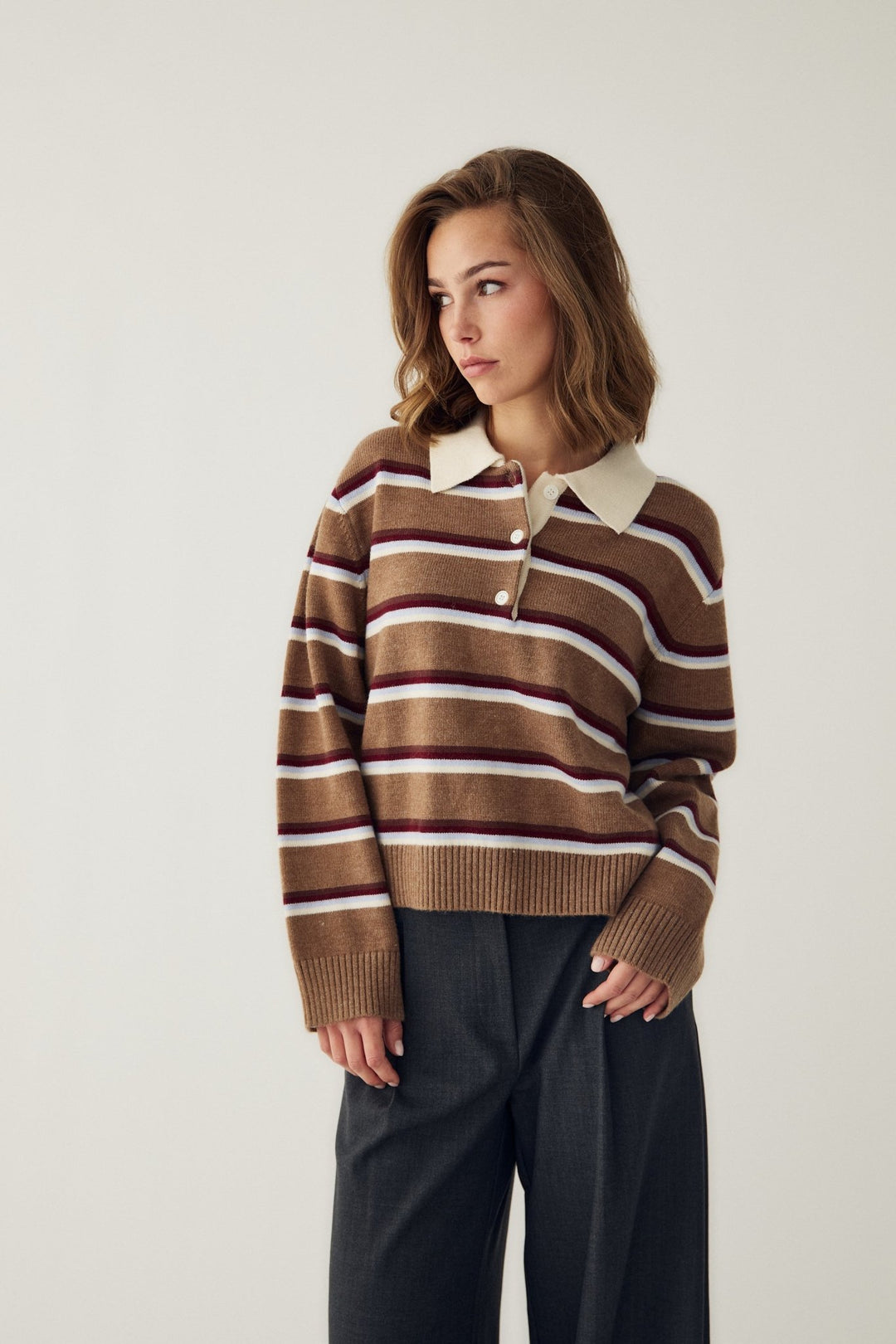 Merryll Knit Delissa Multi Stripe | Genser | Smuk
