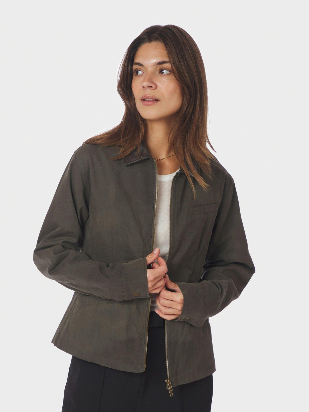 Mexa Coated Jacket Dusty Army | Blazer | Smuk