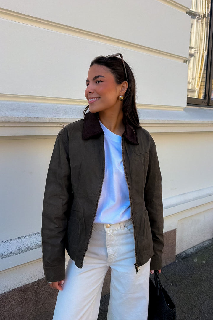 Mexa Coated Jacket Dusty Army | Yttertøy | Smuk