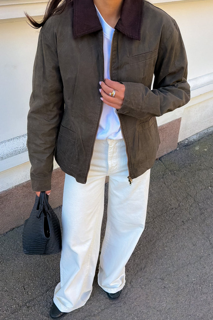 Mexa Coated Jacket Dusty Army | Yttertøy | Smuk