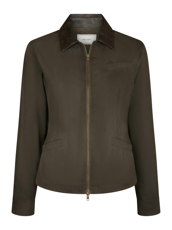 Mexa Coated Jacket Dusty Army | Blazer | Smuk