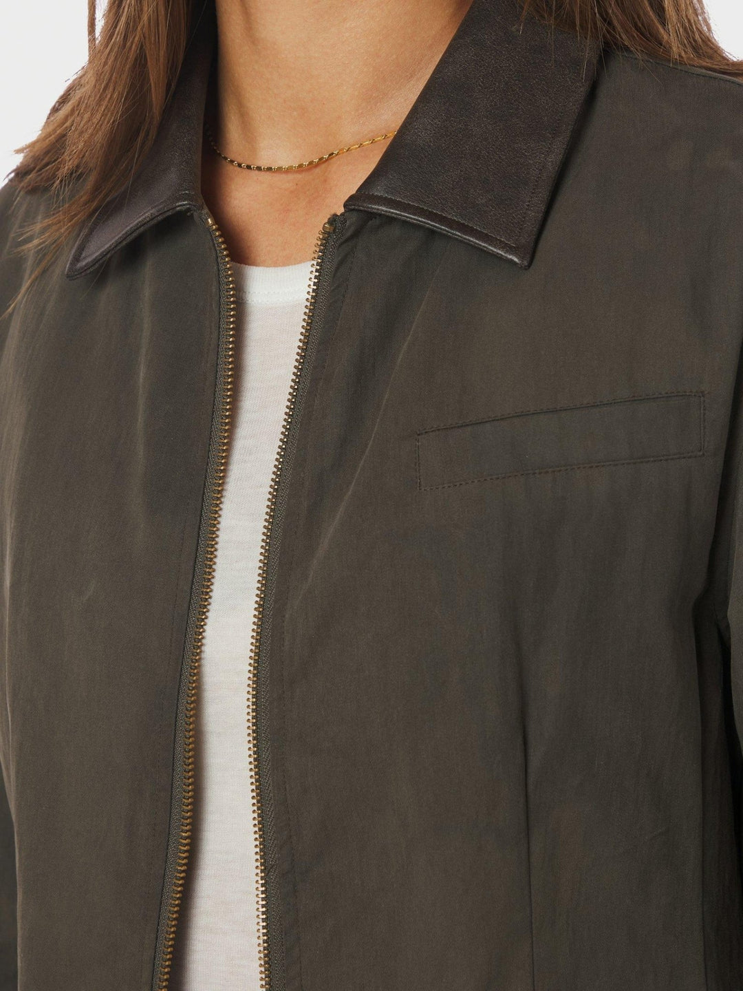 Mexa Coated Jacket Dusty Army | Blazer | Smuk